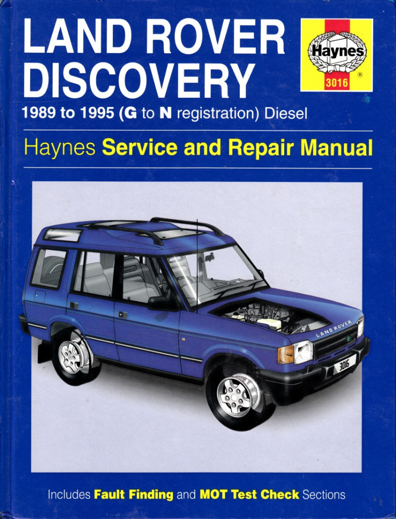 HAYNES LAND ROVER DISCOVERY MANUAL 1989 - 1995 DIESEL