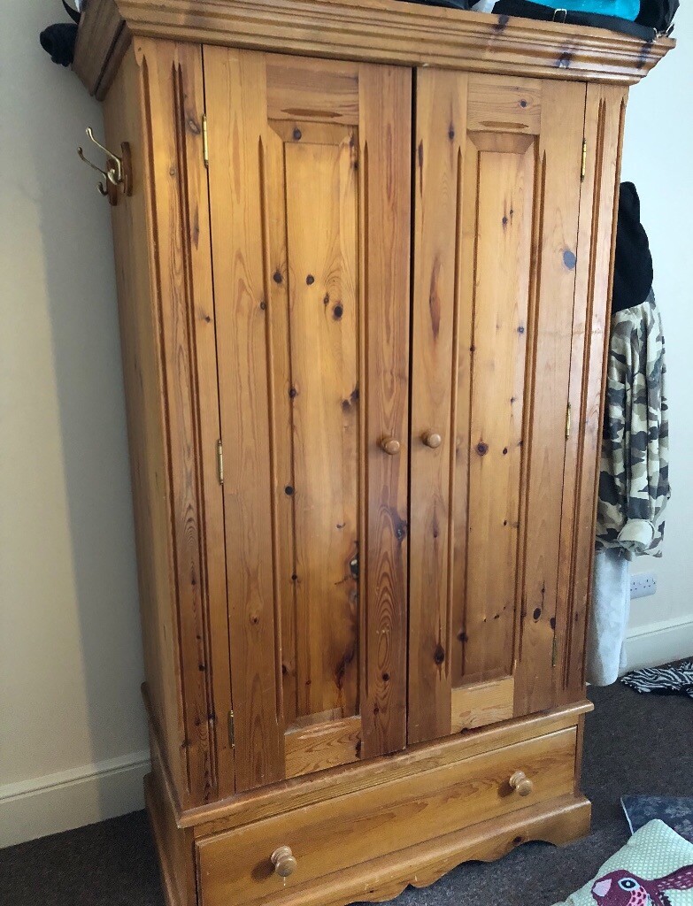 Large pine wardrobe in Grantham, Lincolnshire Gumtree