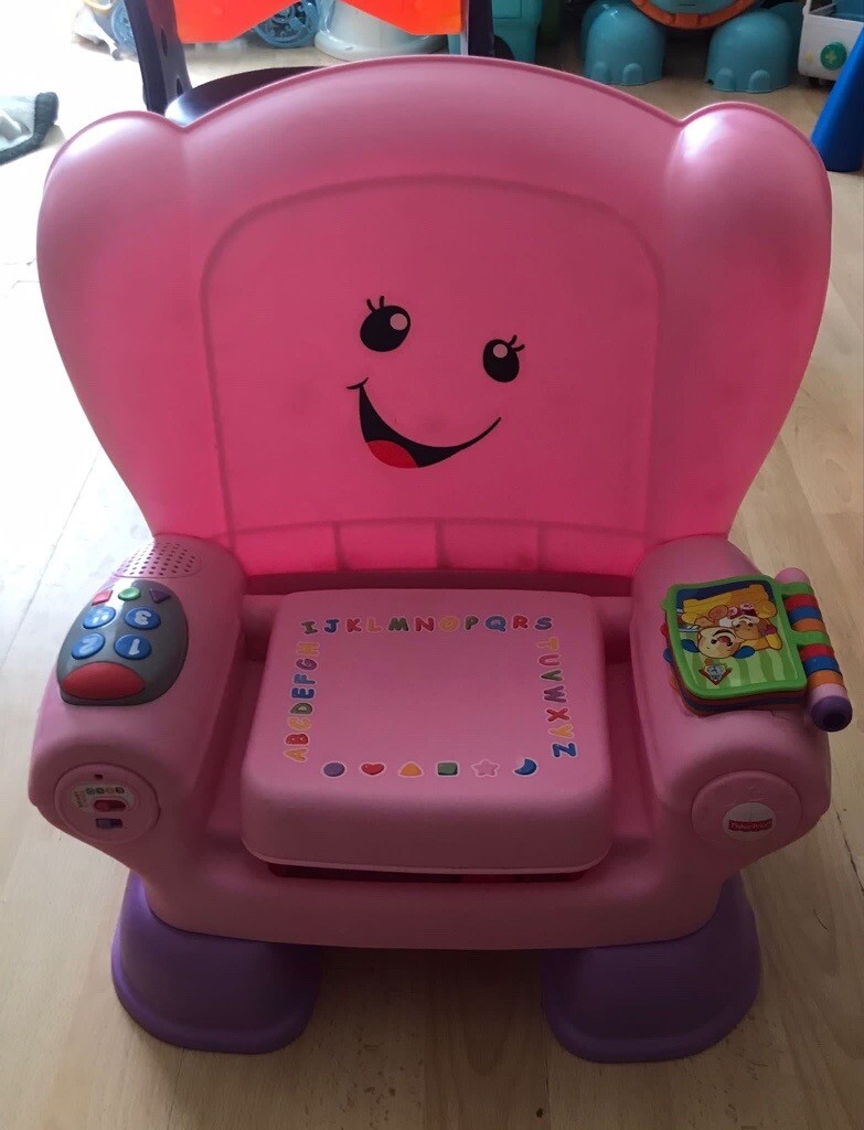 Fisher Price Laugh and learn chair pink in Leeds, West Yorkshire
