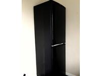 Frost-free black Hotpoint HBD5517B 50/50 fridge freezer 