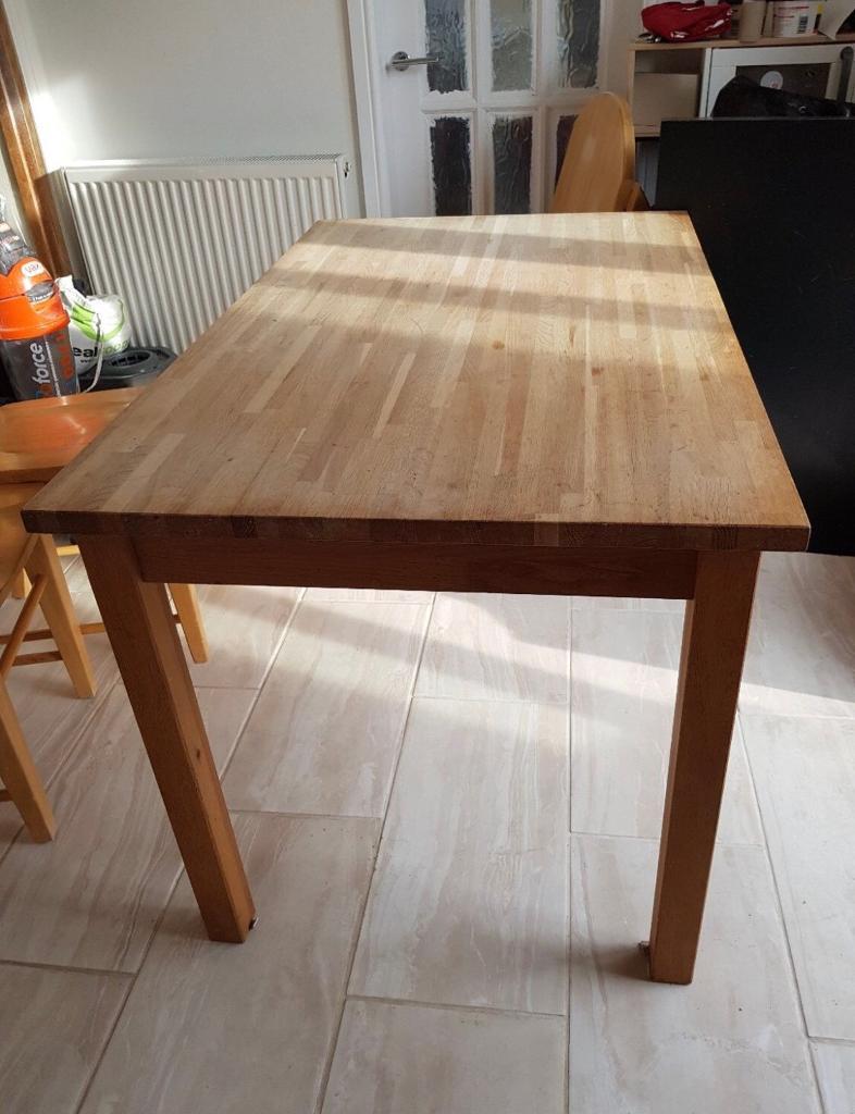 IKEA solid wood dining table and chairs in Appleton IKEA solid wood dining table and chairs in Appleton