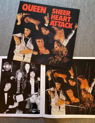 QUEEN	- Sheer Heart Attack Deluxe ED (New Book +180G LP Sealed Vinyl)