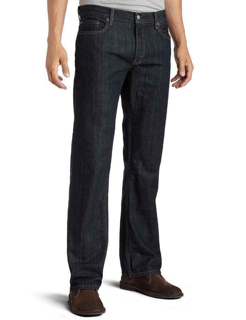 

Мужские джинсы скинни Levi s 527 Slim Fit Boot Cut с жесткими краями 05527-4010, Черный, Levi's 527