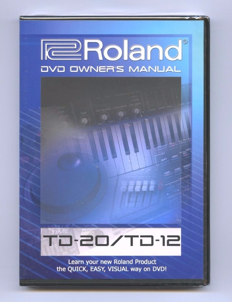 ROLAND TD12 AND 20 . DVD OWNERS MANUAL