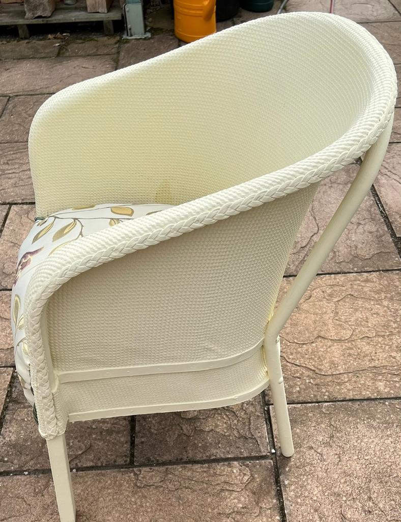 Antique sprung chairWW2 design by Utility Furniture.Lloyd Loom style