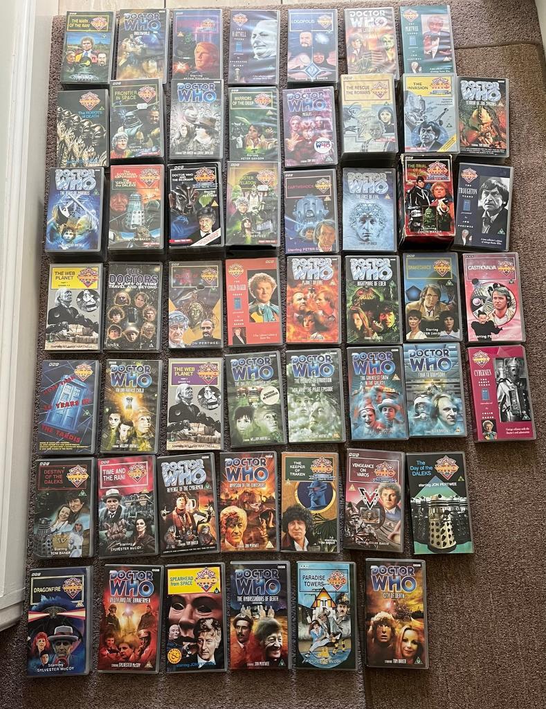 Large collection of DR Who VHS Tapes in Mottram, Manchester Gumtree