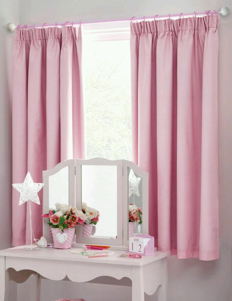 Girls light pink curtains in Sandiacre, Nottinghamshire Gumtree