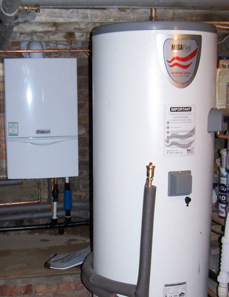 Boiler installer, hot water cylinder mega flow unvented specialist