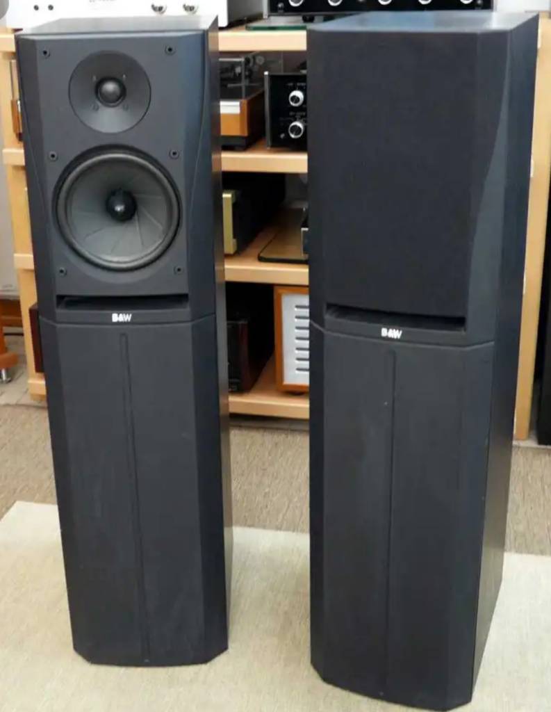 Pair of Bowers & Wilkins B&W DM305 Stereo HiFi Floor Standing Speakers