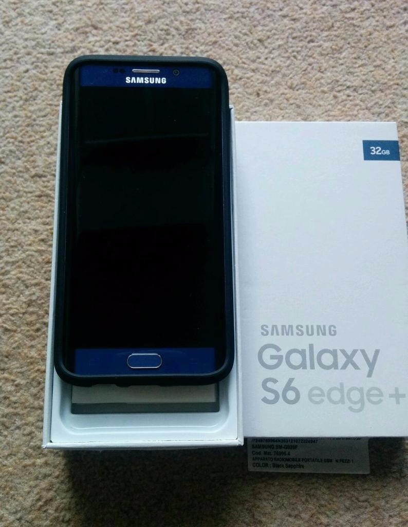 Brand new open box Samsung Galaxy S6 edge 32 GB Unlocked BLACK SAPPHIRE in Worthing, West