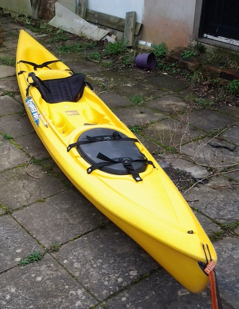 Ocean Kayak scupper pro 'sit-on' kayak. A big storage section . Its 15