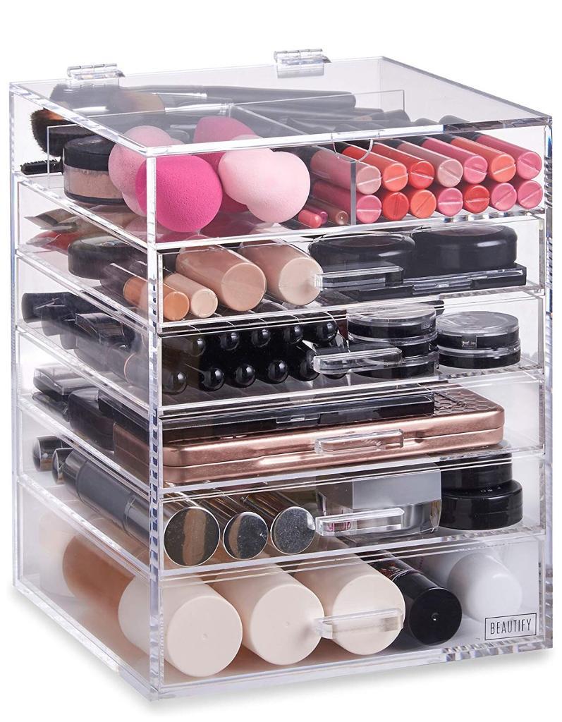 Clear Acrylic 5 Drawer Make Up Box In Bournemouth Dorset