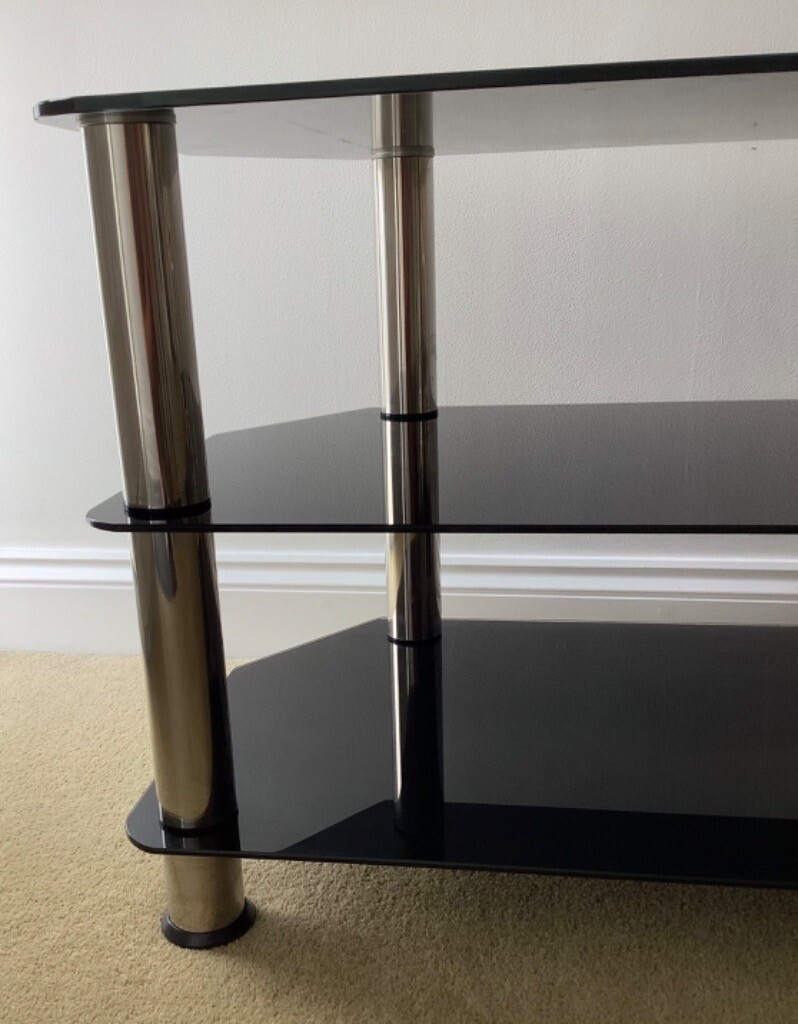 Argos Matrix Rrp 65 Modern Corner Tv Entertainment Stand In Black