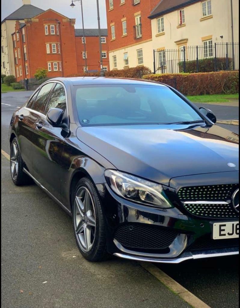 2018 Mercedes C Class AMG Line D Auto / Black 2.1 drives like new in