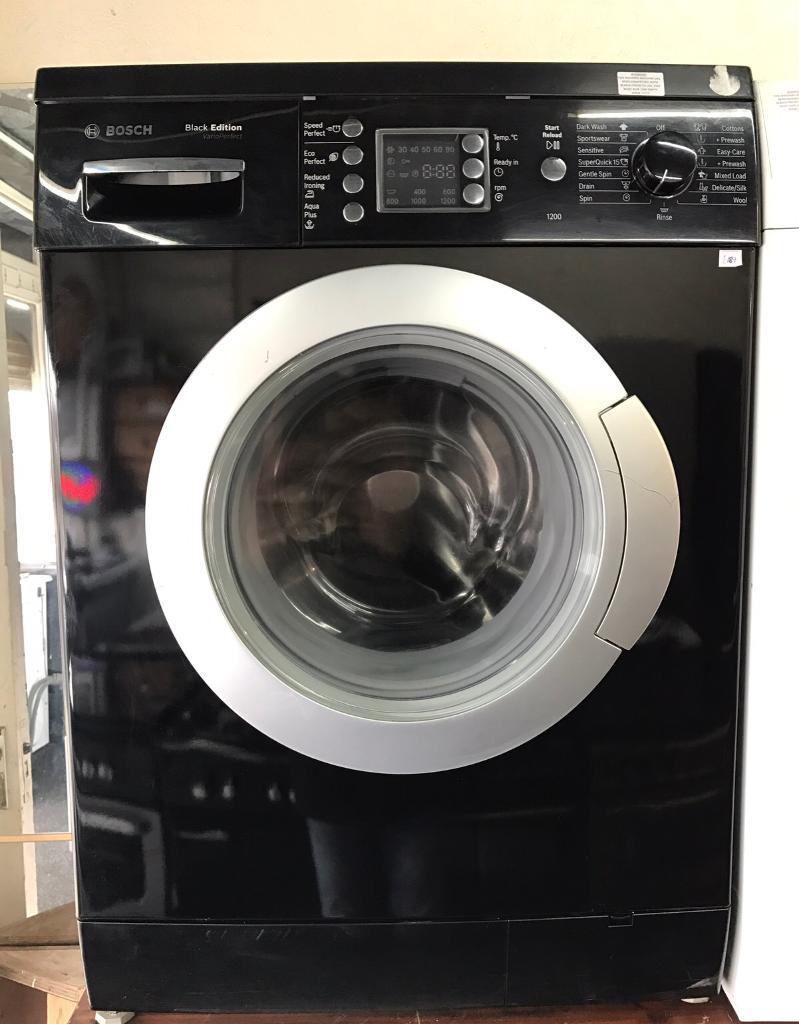 Bosch Washing Machine Black Bosch Washing Machine Black