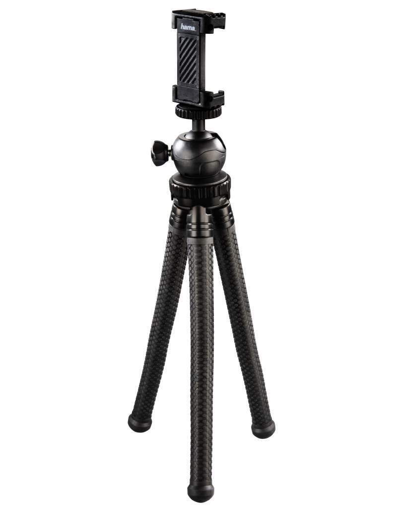 Hama Flex-Pro Flexibles Mini-Stativ 27cm Tripod Biegbare Beine Kamera Handy etc