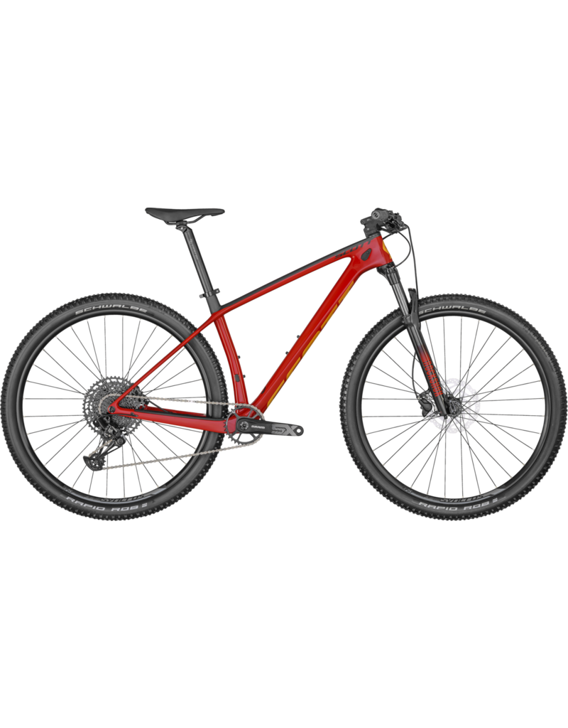 Bicycle for Sale: 2022 Scott Scale 940 Carbon Hardtail Mountain Bike Red XL Retail $2300 in Piermont, New York