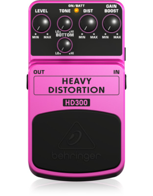 Behringer HD300 Heavy Distortion  High Gain Guitar Effect Pedal New in a box