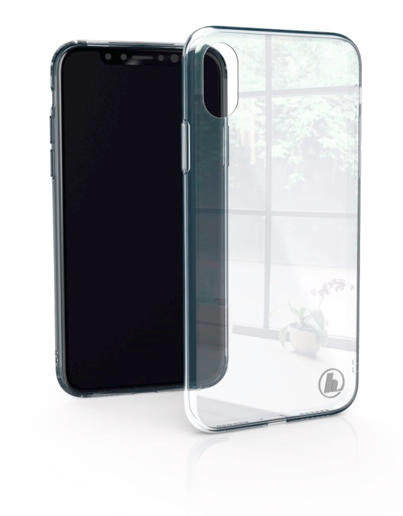 iPhone XS Max Hülle | Hama | Glas-Cover Case Schutz-Hülle Tasche, durchsichtig