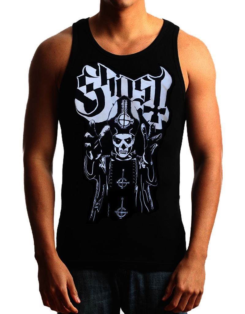 GHOST PUNK ROCK Band Black Tank Top | eBay