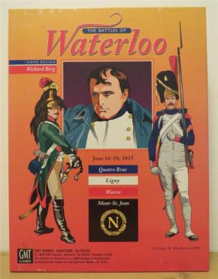 GMT 1994 - The Battles of Waterloo - June 1815 Napoleon Game (UNP) + C3I Bonus