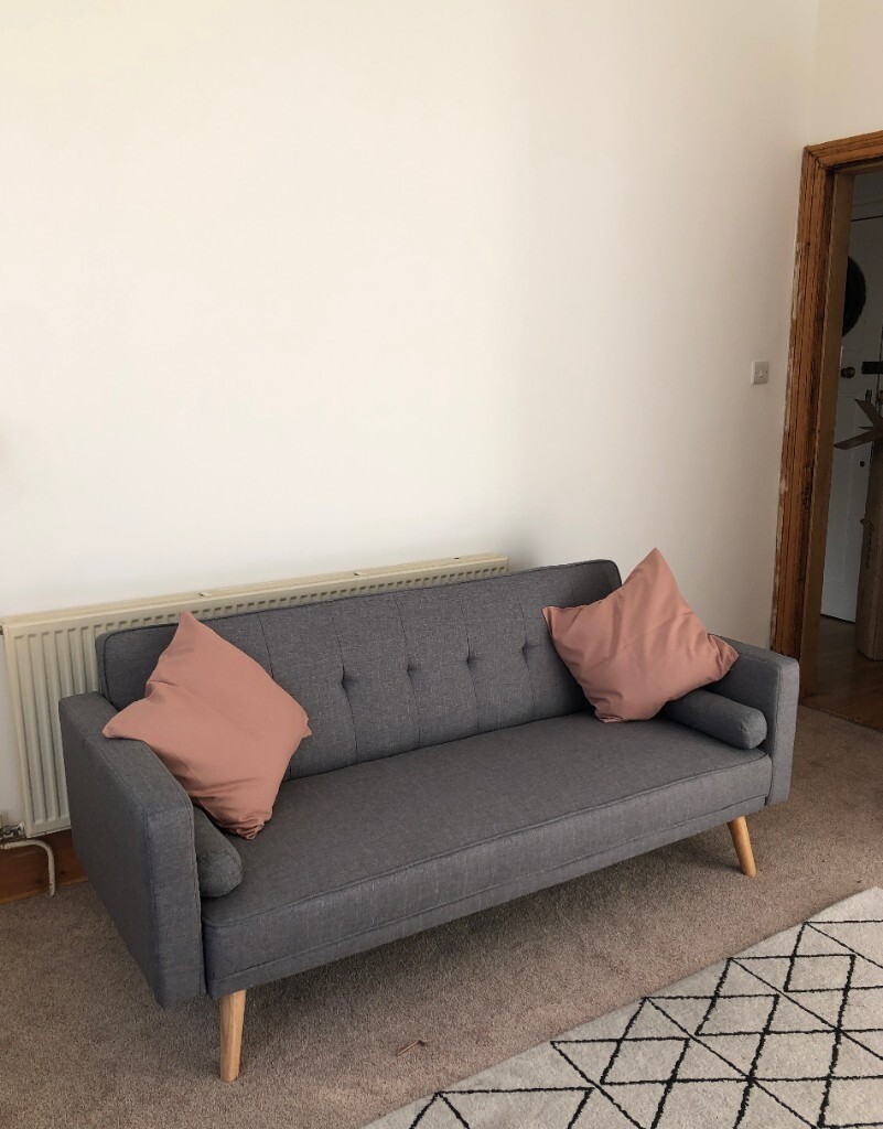 Grey Click Clack 3 Seater Sofa Bed in Southside, Glasgow Gumtree