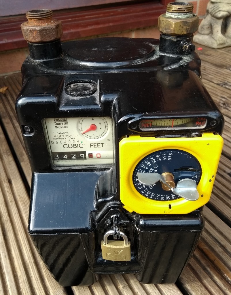 Coin operated gas meter , suitable for flat or holiday let in