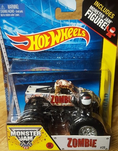 Hot Wheels Monster Jam Trucks Off Road Zombie Truck & Figure