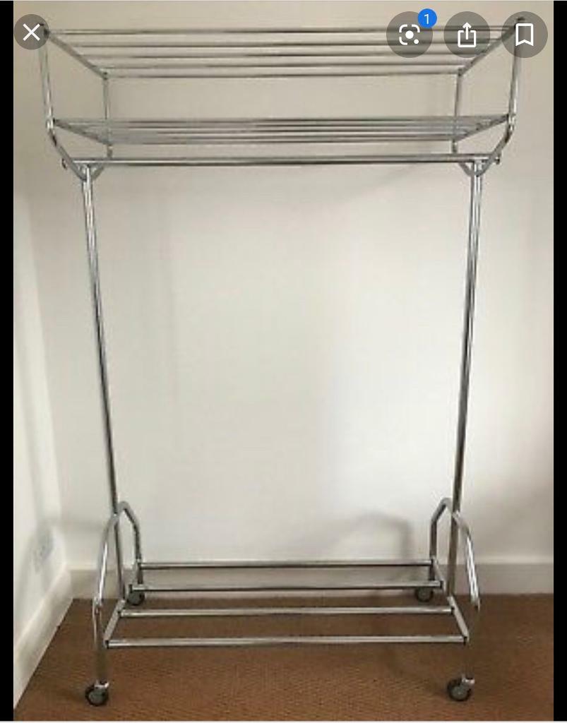 habitat wooden clothes rail