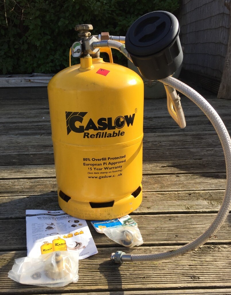MOTORHOME, CAMPERVAN, CARAVAN, BOAT, 6KG GASLOW REFILLABLE LPG BOTTLE