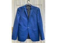 Royal blue suit (blazer-40R+pants-36R)