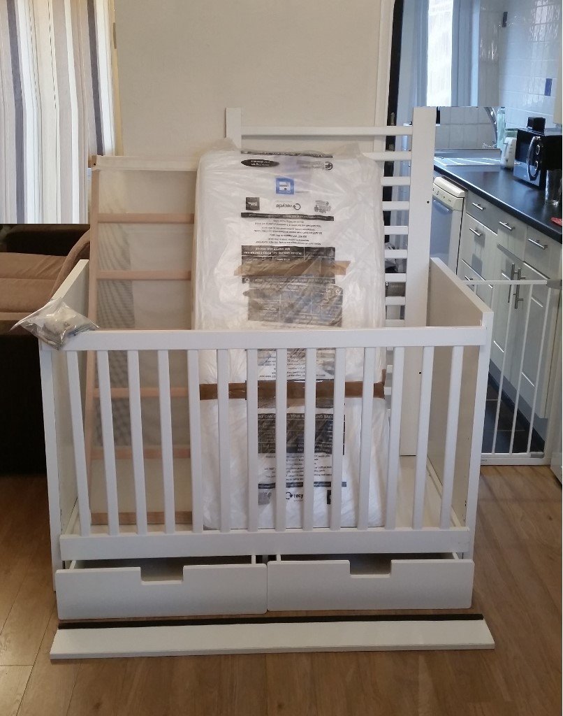 Ikea Stuva Cot With Drawers And Mamas And Papas Once Upon A