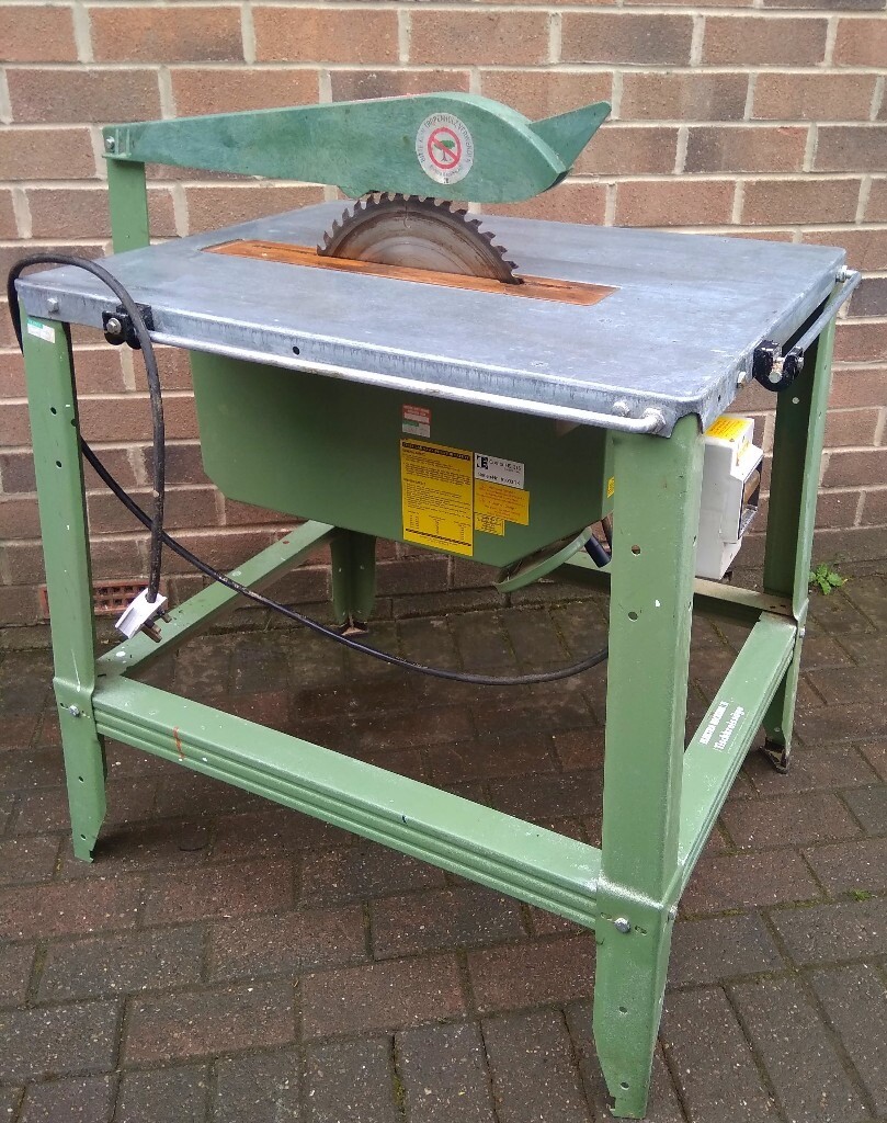 Very heavy duty professional adjustable work shop 12" table saw in