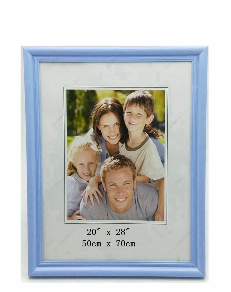 Cornice Per Foto Fotografie Quadri Tele Dimensioni 50x70cm Azzurra bal