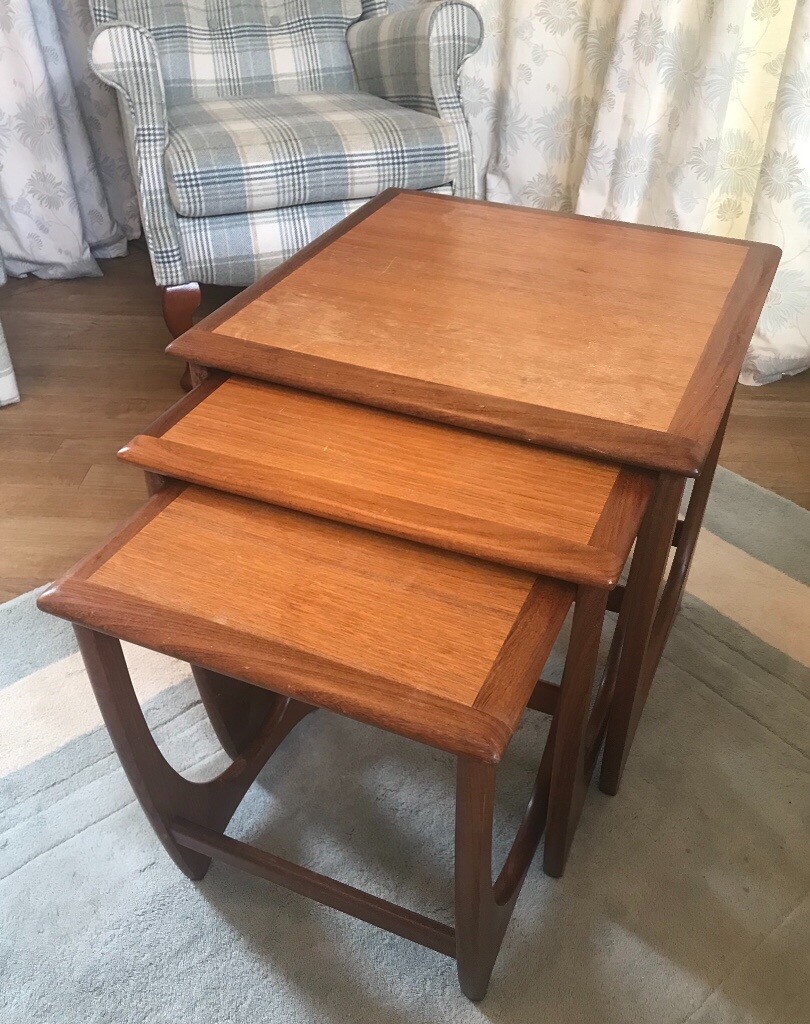 G Plan Astro Nest Of Tables Retro Mid Century Modern Vintage 1960s in Wroughton, Wiltshire