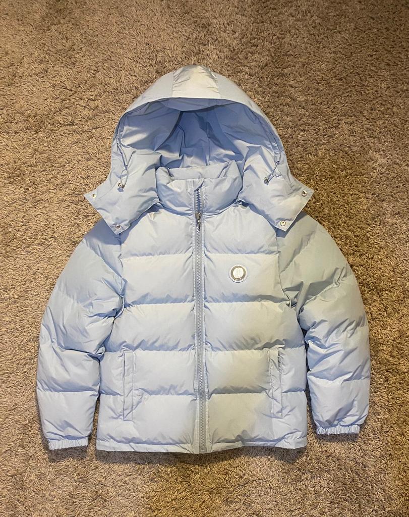 Trapstar Irongate Detachable Hooded Puffer Jacket MEDIUM ICE BLUE 🧊