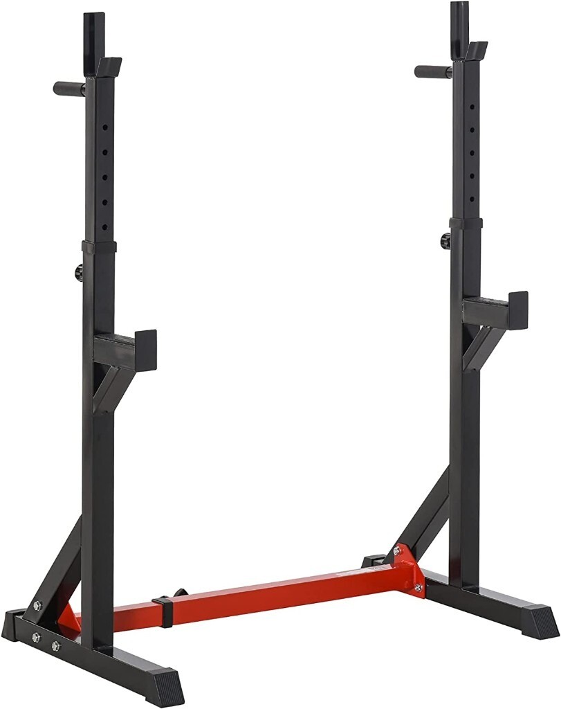 Barbell Rack Squat Dip Stand Weight Lifting Bench Press Home Gym in
