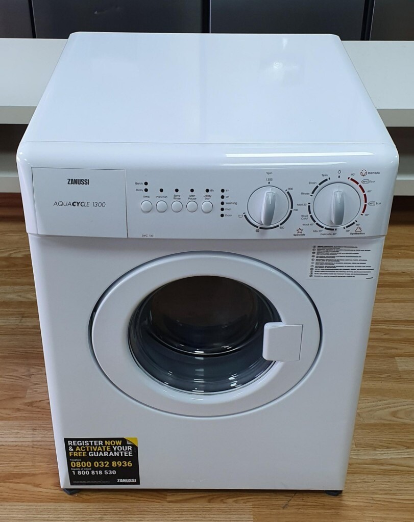 ZANUSSI ZWC1301 3kg 1300 Spin Compact Washing Machine White 5140