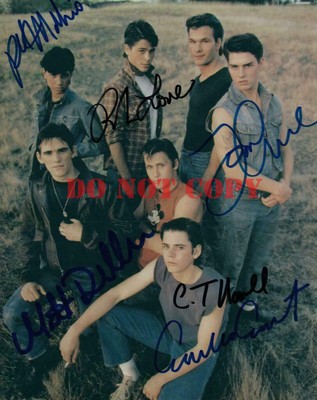 THOMAS HOWELL MATT DILLON RALPH MACCHIO 24X36 POSTER THE OUTSIDERS TOM CRUISE C