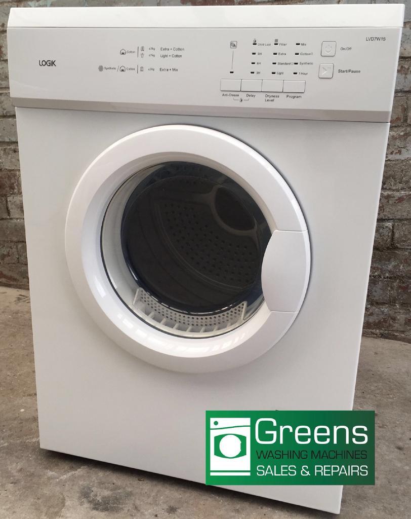Reconditioned Logik vented tumble dryer with guarantee, FREE delivery