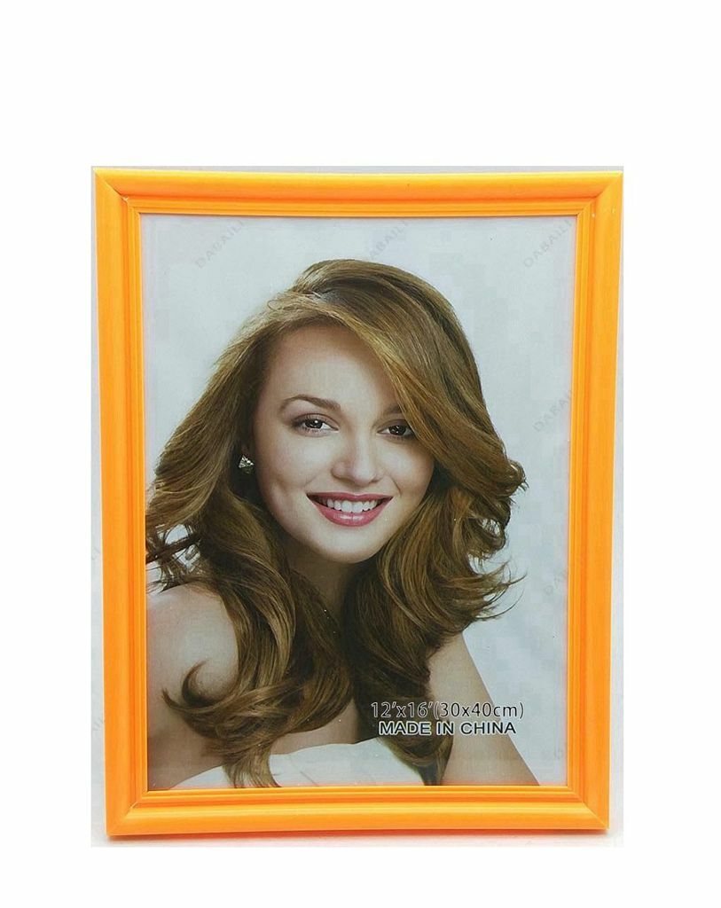 Cornice Per Foto Poster Quadri Tele Dimensioni 30x40cm Colore Arancione bal