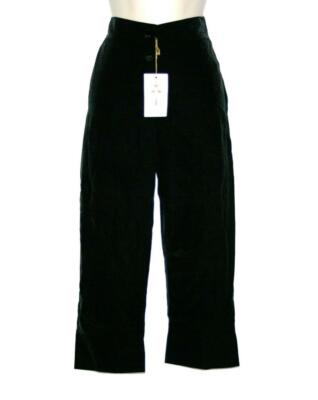 Eskell Size S Womens Capri Pants Black Silk Lightweight Relaxed Fit NWT $145