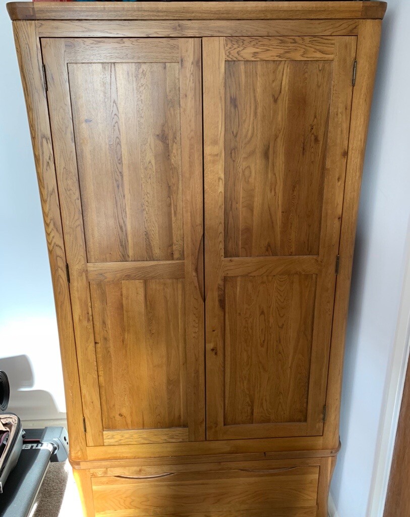 Solid Oak Wardrobe Chest Of Drawers For Sale In Tunbridge