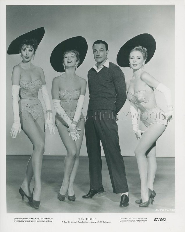 Gene Kelly Mitzi Gaynor Kay Kendall Taina Elg Les Girls 1957 Vintage Photo R1980