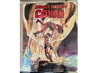 SAVAGE SWORD OF CONAN Colour POSTER 1975 Marvel Comics