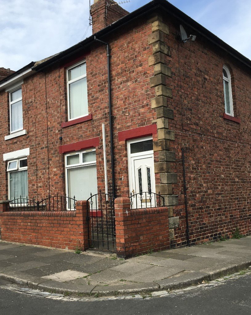 Large two bedroomed end terrace on Lambton Street in Shildon in