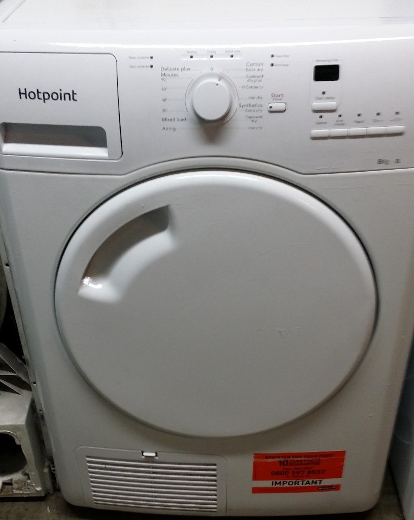 8kg load, New Design HOTPOINT Condenser Dryer For Sale!!! in Harrow