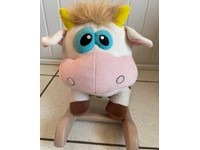 VERY CUTE ROCKING COW FOR BABY IN GOOD CONDITION ONLY £10, CAN DELIVER