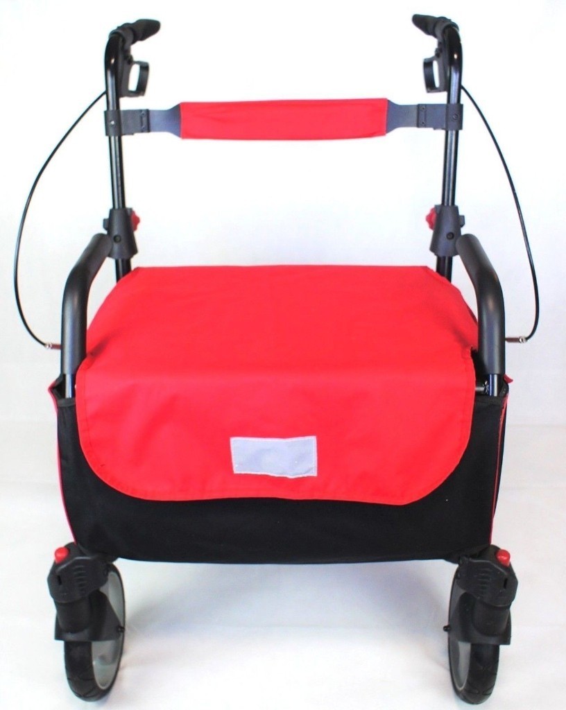 Delta Sport Rollator Mobility Walker Aid Shopping Cart Foldable Brakes