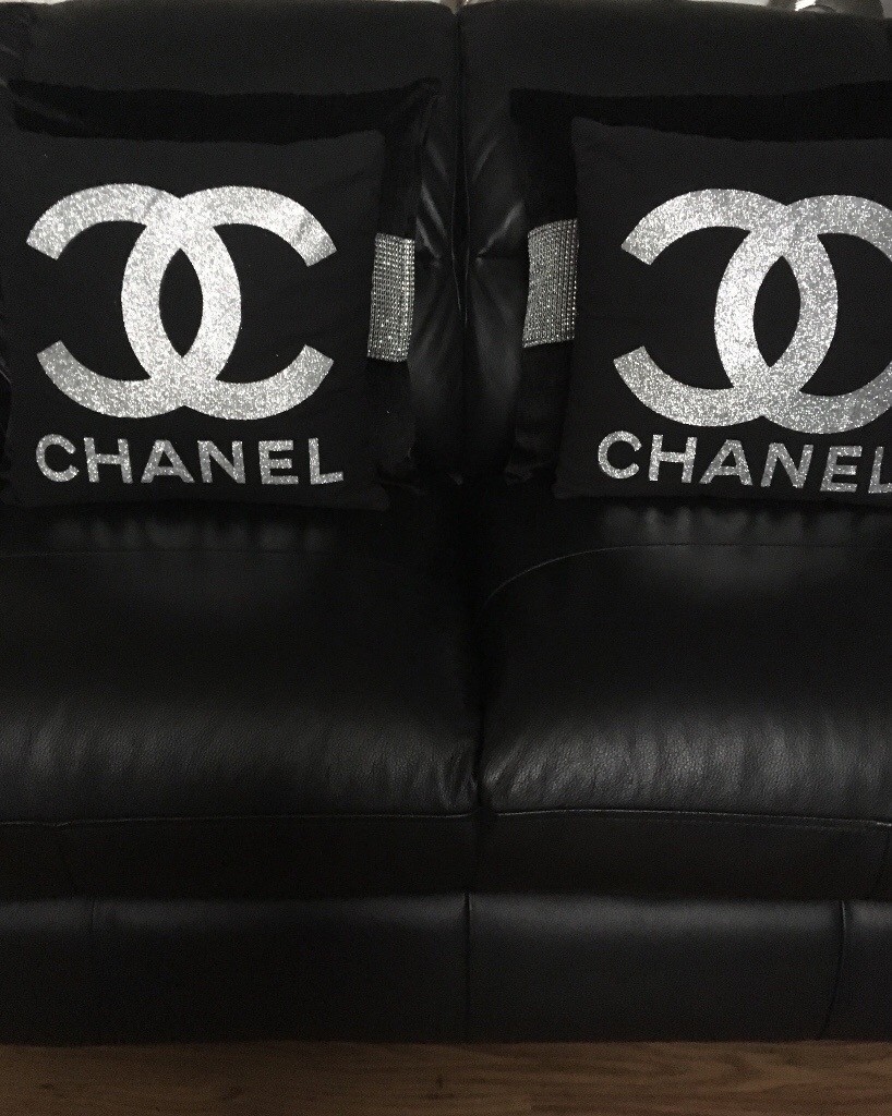Black Chanel Logo Cushion in Summerston, Glasgow Gumtree
